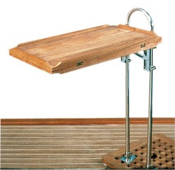 Masă din lemn de tec top 70x80 cm.