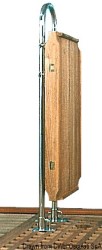 Πτυσσόμενο τραπεζάκι από ξύλο τικ 70x90 cm