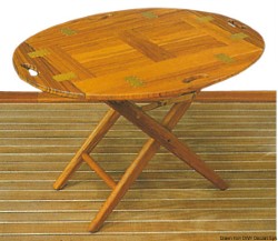 Removable teak table 85x60x53 cm 