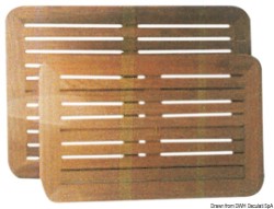 Masă din lemn de tec top 55x80 cm
