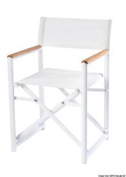 Ultralekkie krzesło składane ARC Victor w kolorze białym