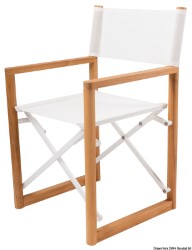Ultralekkie składane krzesło ARC Victor z drewna tekowego