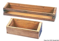 Uchwyt na przedmioty z drewna tekowego 180x60x75 mm