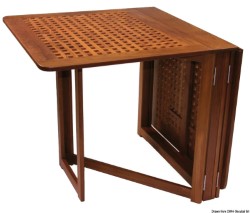 Складной стол из тикового дерева 78x145x70см