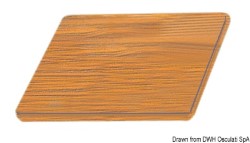 Deska do krojenia z drewna tekowego 200x275mm