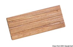 Podnóżek z drewna tekowego 288x112 mm
