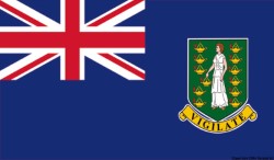 Britse Maagdeneilanden nationale vlag 20x30 cm