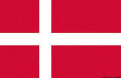 Bandera de Dinamarca 20x30
