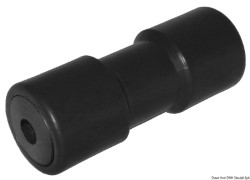 Central roller, črna 200 mm luknja Ø 17 mm