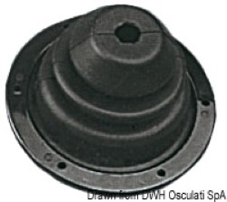 Rubber bellows with ABS ring nut 140 mm 