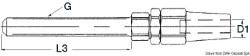 VA-Stahl Gewinderterminal Ø 8 mm 