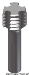 sistema de clip para el agujero roscado &Oslash16,8 mm