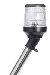 360° pull-out black pole light 30° on axis  