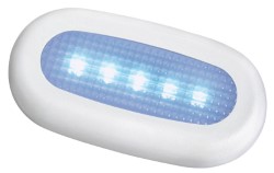 Vodotesný 5-LED biele svetlo stropné
