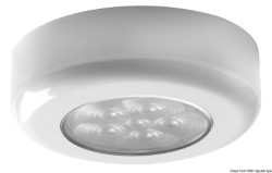 pudrición de luz de cortesía. esfera blanca 6 LEDs blancos