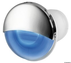 Встраиваемый светодиодный светильник круглый синий