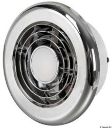 Recess-fit LED spot light w/extractor fan 24V 