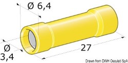 Preaislado conexión hembra 2.5-6 mm