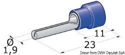 Штекер + штекерное соединение 1-2,5 мм