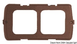 Double mounting kit brown 