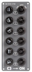Electric control panel 6 switches 
