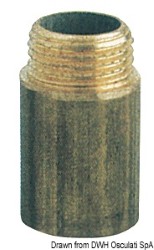 Удлинитель из латуни с наружной/внутренней резьбой 1" x 20 мм