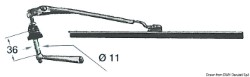 Hand-operated winshield wiper 280 mm 