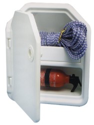Πυροσβεστήρας διπλού ντουλαπιού λευκό ABS