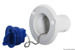 Nylon/fiberglass WATER plug light blue 38 mm 