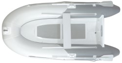 V-hull aluminium dinghy 3.20m 15HP 3p 