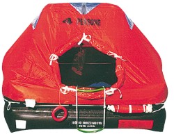 Auto-inflável balsa salva-vidas 6 p