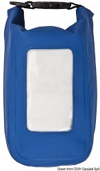 Amphibious watertight blue bag 