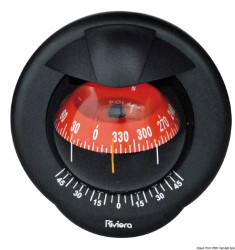 Riviera Pegasus kompas 4 "sort / rød