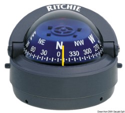 Kompas Ritchie Explorer 2 "3/4 vonkajšie sivá / modrá
