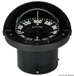 Compass Ritchie Wheelmark 4 1/2 "вдлъбнат черен / черен
