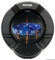 RITCHIE Venturi kompas za jedra 3"3/4 crno/plavi
