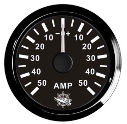 Amperemeter w / shunt 50 En svart / svart