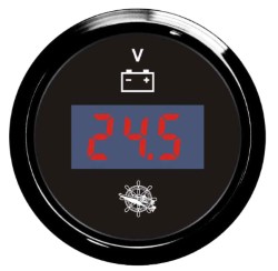 Digital voltmeter 8/32 V black/black 