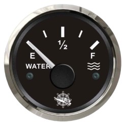 Water level gauge 10-180 ohm black/glossy 