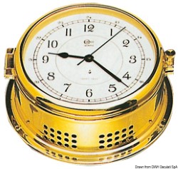 Horloge marine Barigo boîtier en laiton 180 mm 