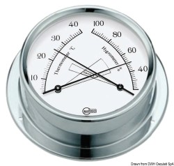 Barigo Regatta hvid hygro-termometer