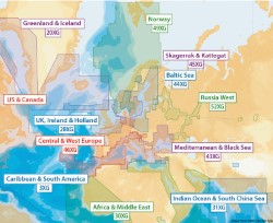 Navionics Mapas XL9 NAVIONICS + Região global