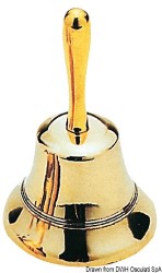 Table bell polished brass 