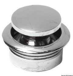 Chromed brass knob 16 mm 