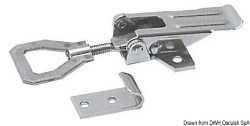 Lock w/adjustable SS lever 250 kg 