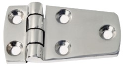 AISI316 mirror polished protruding hinge 74x39 mm 