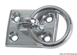 Swivel ring chromed brass 35 mm 