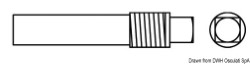 Анод цинковый для теплообменника 3/8" 10x40+18 мм