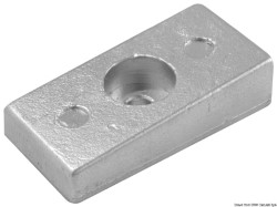 Alumínio placa de ânodo 75/225 HP 36 x 72 mm