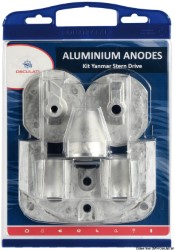 Kit anodes aluminium groupes arrières 